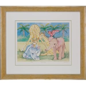 Green Frog Art Limited Edition Framed Print, Jungle Jazz by Green Frog Art