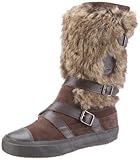 Pepe Jeans Women's Euston Lace Up Boot Faux Fur