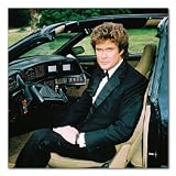 David Hasselhoff Color Box Canvas Print Gallery Wrapped - 16x16 Inches (Knight Rider)