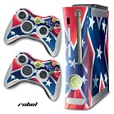 New XBOX 360 Console Protective Decal Skin - Rebel Flag
