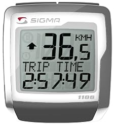 SIGMA BC1106 11-function Topline Wired Bicycle Speedometer