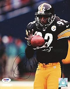 Autographed Jason Gildon Photo - 8x10 Steelers #Q97952 - PSA/DNA Certified - Autographed NFL Photos