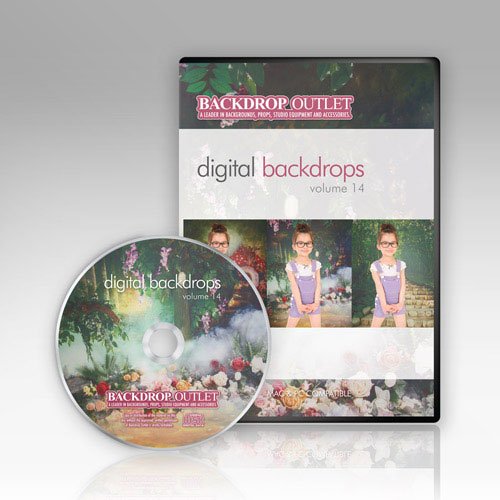Digital Backdrops Cd By Backdrop Outlet Volume 14 Mac & Windows
