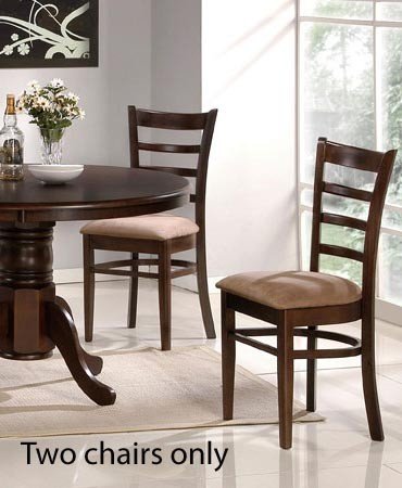 Set of 2 Dining Espresso Finish