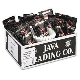 JAVA TRADING CO. Coffee Portion Packs, 1-1 2oz Packs, Variety Pack by Distant Lands Coffee