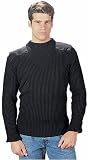 Black GI Acrylic Commando Crew Neck Sweater