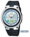 (CASIO)Fishing Gear Illuminator Men's Watch (Silver) (AW-82-7AVDF)