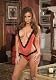 Solution  Hustler Lingerie Lace And Mesh Crotchless V Teddy Limited Availability