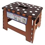 Buy 9 Step Stool - Imperial Easy Folding Step Stool With Handles - Brown Small by Imperial Home