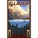 Northwest Art Mall 11" x 17" Poster St. Mary Lake Glacier National Park by Paul A. Lanquist
