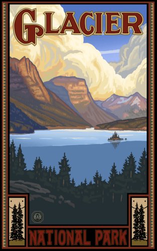 St. Mary Lake Glacier National Park by Paul A. Lanquist