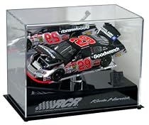 Kevin Harvick 1/24th Die Cast Display Case with Platform and Race Used Tire