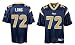 Chris Long St. Louis Rams #72 Blue NFL Equipment Replica Football Jersey By Reebok (S=36)