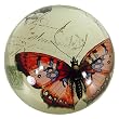 Red Butterfly Crystal Paperweight