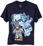 Batman Boys 8-20 Dark Defender Short Sleeve Tee,Navy,S (7/8)