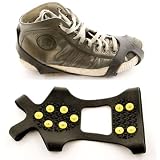 Schuhspikes Schneeschuhe Universalgröße 36 - 46 Eiskrallen Schuhkrallen Spikes für Schuhe Eis Schnee