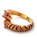 Kenneth Jay Lane Siberian Tiger Bypass Bracelet
