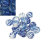 GemStones® Swirls® Decorative Aquarium Stones, Blue & Clear, 90/bag