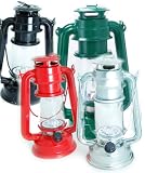 15 LED Hurricane Lantern - Red, Black, Green or Silver