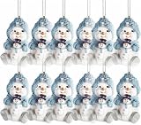 Snowbuddies Christmas Tree Hanging Ornaments Set of 12