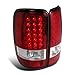 Spec-D Tuning LT-DEN00RLED-TM Gmc Chevy Yukon Denali Suburban Tahoe Led Red Tail Lights