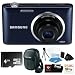 Samsung ST72 16.2MP with F2.5, 25mm Wide Angle Lens Digital Camera in Black + 4GB MicroSD HC Memory Card + Samsung Camera Case Black + Accessory Kit