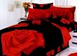 Le Vele Night Rose (Gullu Black) - Duvet Cover Bed in Bag - Twin Bedding Gift Set - LE01T