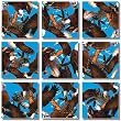 B Dazzle Bald Eagles Scramble Squares 9 Piece Puzzle