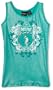Baby Phat Girls 7-16 Tank With Sequins,Peacock,Medium
