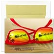 Holiday Sunglasses Christmas Cards