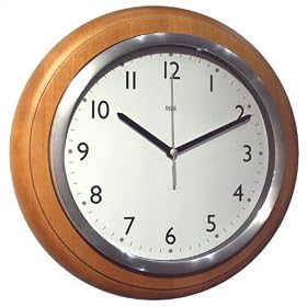 Bai Design BAI.344.MO Moderna Wooden Modern Wall Clock