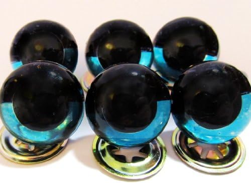 5 Pair of 15mm Premium Craft Eyes - Sleepy Sky Blue