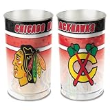 Chicago Blackhawks 15" Official Logo Waste Basket