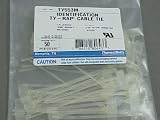 TY553M- Identification Ty-Rap Cable Tie-50 Pieces