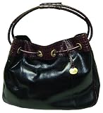Brahmin Dana New Tuscan Black Leather Purse
