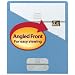 Smead Slash/Jacket, Letter, 11 Point, Blue, 25 per Pack (75431)