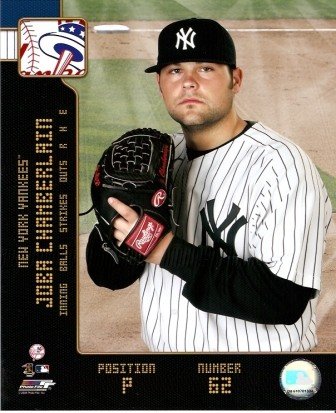 Joba Chamberlain New york Yankees Portrait 8x10 Photo