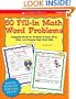 50 Fill-in Math Word Problems: Grades 4-6: Engaging Stories for Students to Read, Fill In, Solve, and Sharpen Their Math Skills