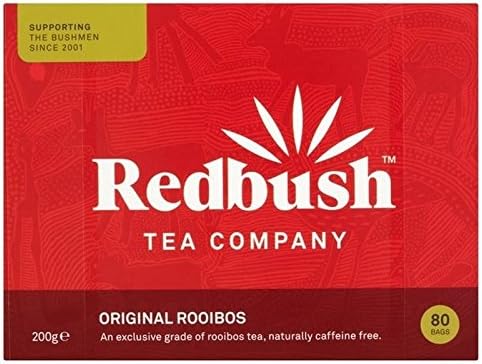 Redbush Tea Bags 80 per pack - Pack of 6