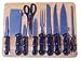 STAR 11PC CHEFS KNIFE SET /W CUTTING BOARD