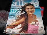Allure Magazine (AURELIE CLAUDEL , Klutz-Proof Hair & Makeup , How Gwyneth , Ashley & Halle Get Glitzed, February 1999)