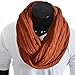 Z&s Stylish Men Cable Soft Knit Winter Infinity Scarf
