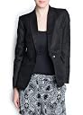 Mango Women's Tailored Fitted Blazer