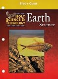 Earth Science : Study Guide ( Holt Science & Technology) image