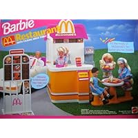 Barbie McDonald's Restaurant With Talking Drive Thru Playset (1994)
