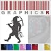 Sticker Decal Graphic - Garden Gnome Lawn Dwarf with Bird Cage A876