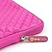13.3-14 Inch Laptop/Tablet Sleeve, Evecase Diamond Foam Splash Shock Resistant Neoprene Sleeve Bag for for Notebook Chromebook, Ultrabook - Hot Pink