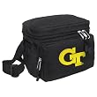 Georgia Tech Lunch Box Cooler Bag Insulated Yellow Jackets Logo - Top Quality Unique Lunchbox or Sophisticated Black Travel Bag - OFFICIAL NCAA COLLEGE LOGO Merchandise