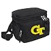 Georgia Tech Lunch Box Cooler Bag Insulated Yellow Jackets Logo - Top Quality Unique Lunchbox or Sophisticated Black Travel Bag - OFFICIAL NCAA COLLEGE LOGO Merchandise