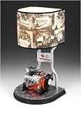 Corvette Art 427 3 x 2 Big Block Table Lamp